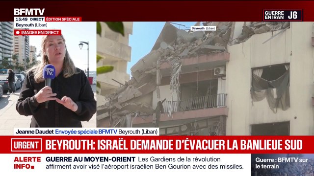 Guerre au Moyen-Orient: l'armée israélienne appelle à évacuer toute la banlieue sud de Beyrouth