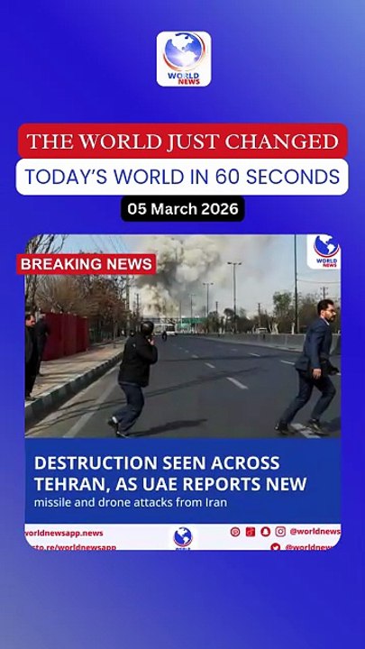 Destruction seen across Tehran, as UAE reports new missile and drone attacks from Iran