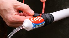 Old Toothpaste Becomes A Pipe Repair Hack 😮✨