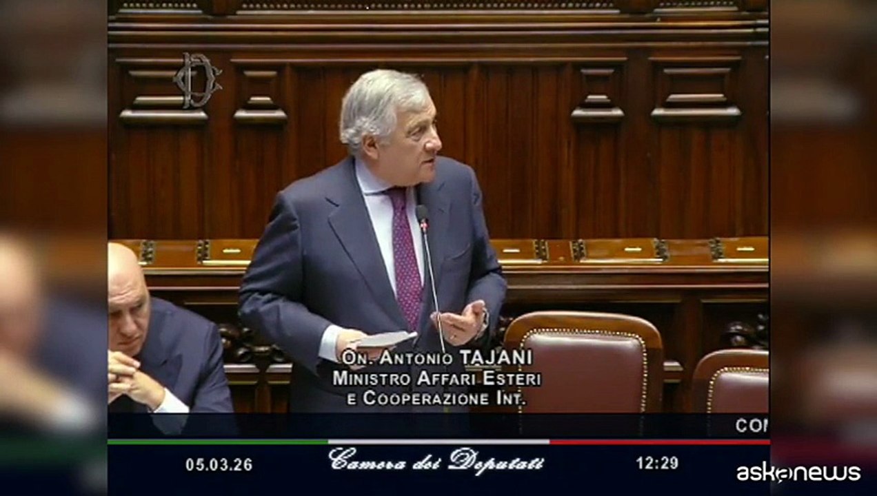 Iran, Tajani: io non mi vergogno di nulla, semmai D'Alema nei Balcani