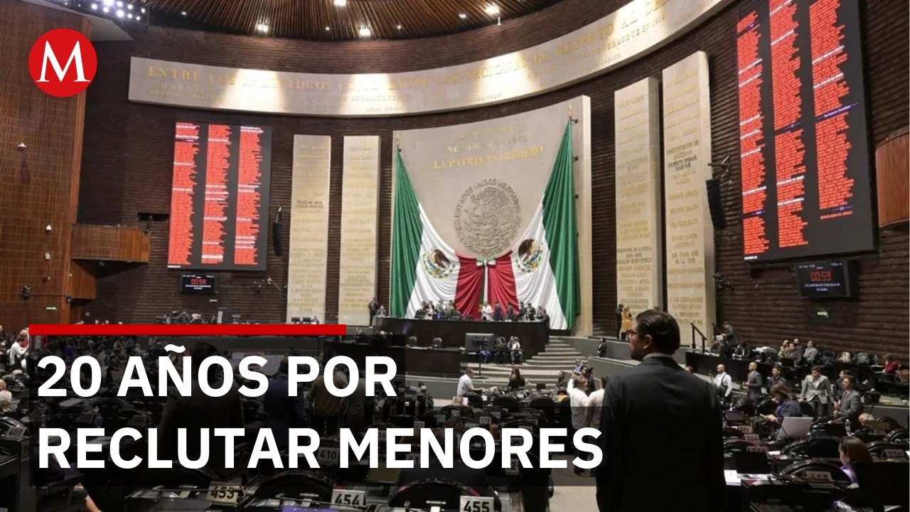 Cámara de Diputados aprueba ley contra el reclutamiento de menores