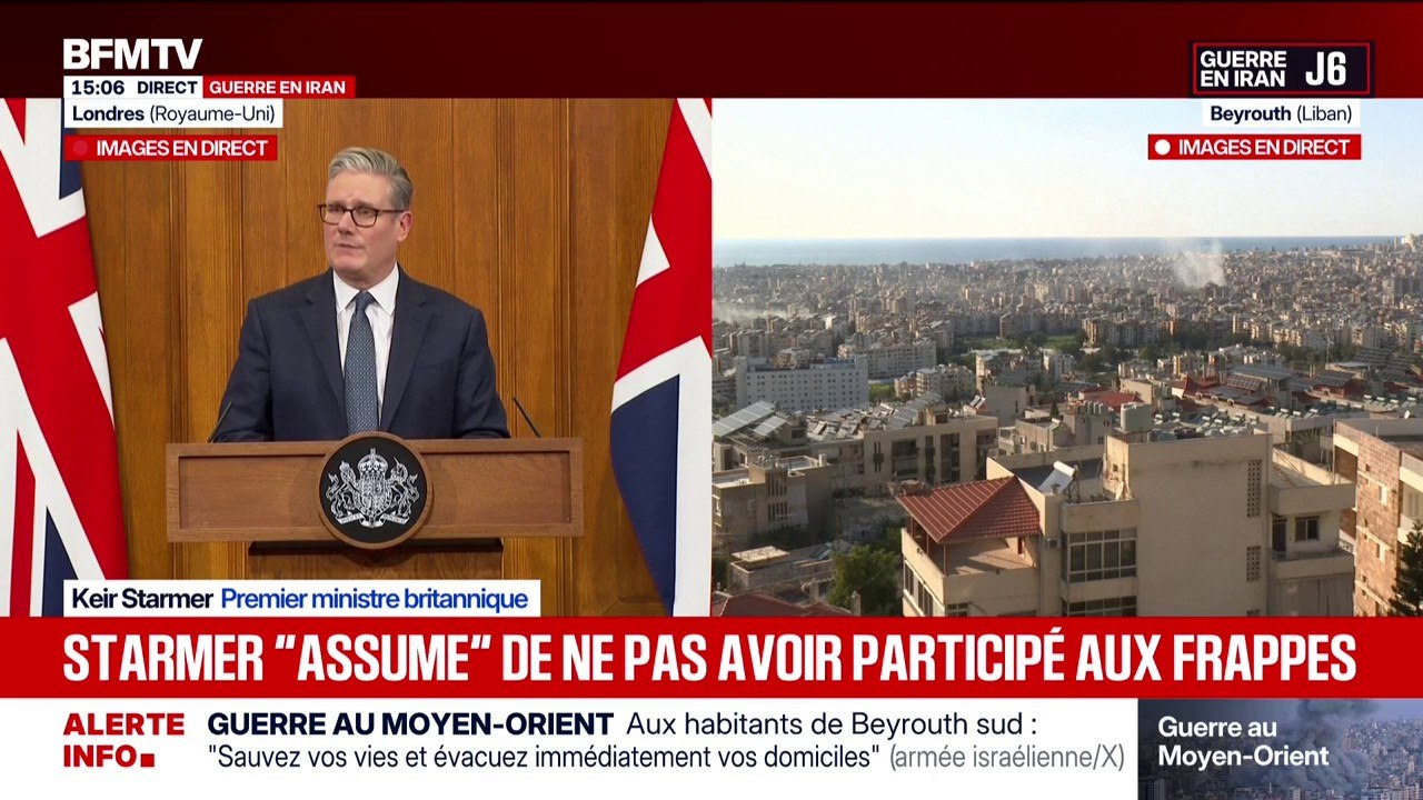 Frappes en Iran: Keir Starmer, le Premier ministre britannique, assume "de ne pas avoir pris part aux frappes initiales menées par Israël et les États-Unis"