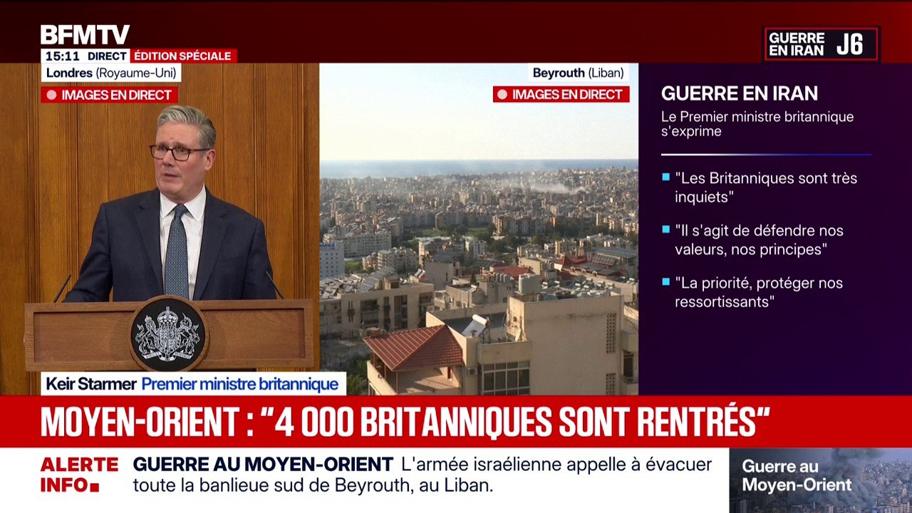 Guerre au Moyen-Orient: "Nous avons déployé des capacités militaires supplémentaires dans la région pour défendre nos intérêts", révèle Keir Starmer, Premier ministre britannique