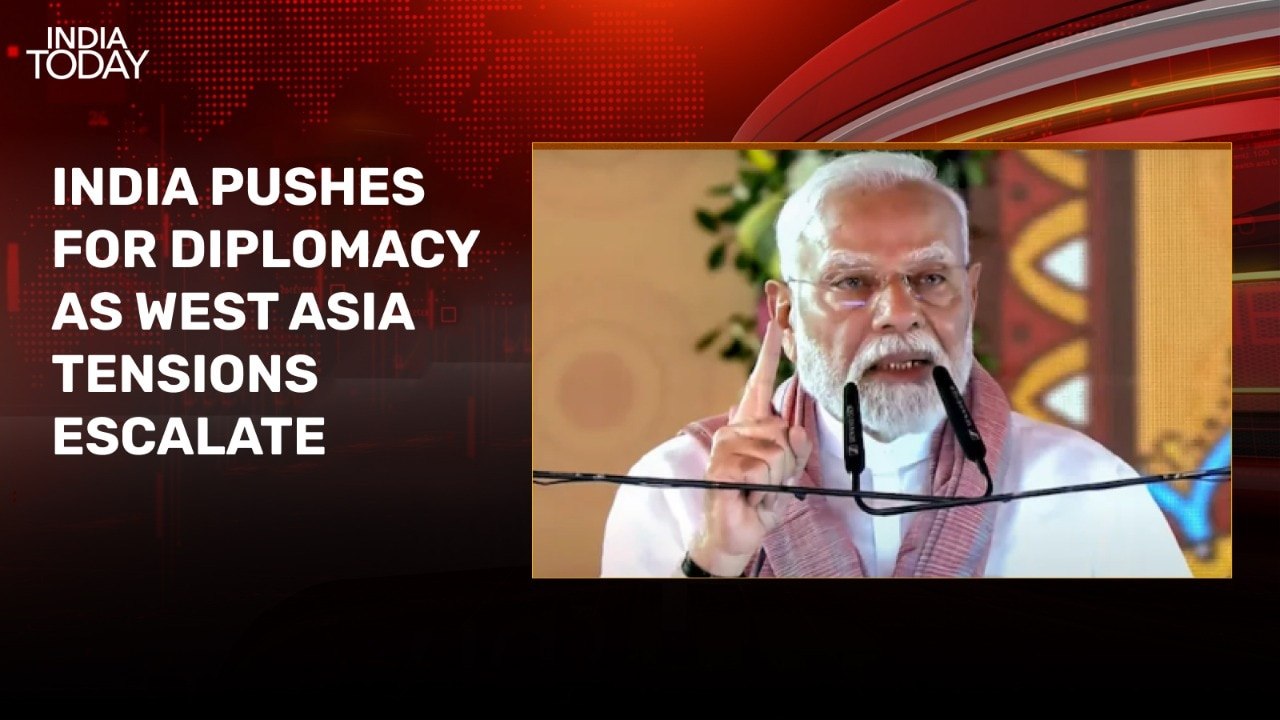 PM Modi calls for peace in West Asia, Israel launches fresh wave of strikes on Iran