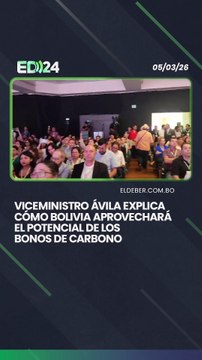 Viceministro Ávila explica cómo Bolivia aprovechará el potencial de los bonos de carbono