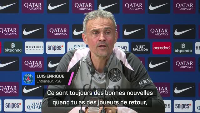 PSG - Luis Enrique parle du retour de Dembélé et de la gestion en vue du Mondial 2026