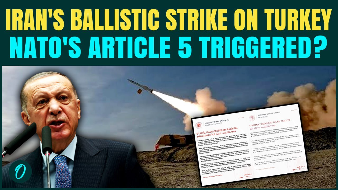BREAKING: Iranian Missile SHOT DOWN Near Turkish Airspace | NATO Article 5 Triggered? WW3 Fears Rise