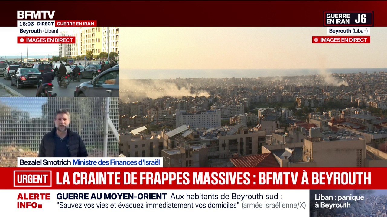 Guerre au Moyen-Orient: le ministre des Finances israélien d'extrême droite menace la banlieue sud de Beyrouth de la même dévastation que Gaza