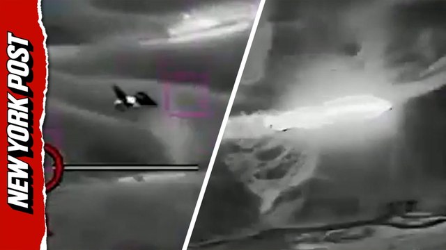 Watch 'historic' moment Israel shoots down YAK-130 Iranian fighter jet