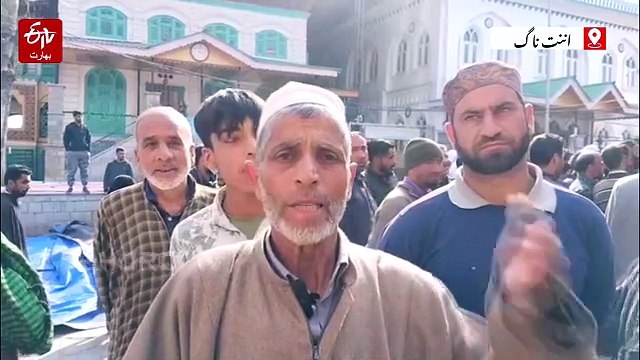 اننت ناگ کے کھرم درگاہ میں خشک موسم سے نجات کی خاطر نماز استسقاء کا اہتمام