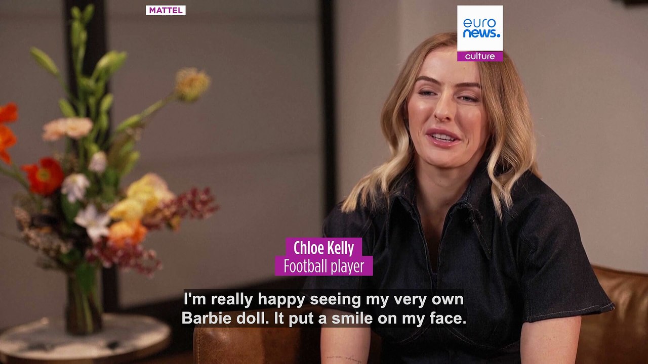 Arsenal and England star striker Chloe Kelly makes debut on Barbie Dream Team
