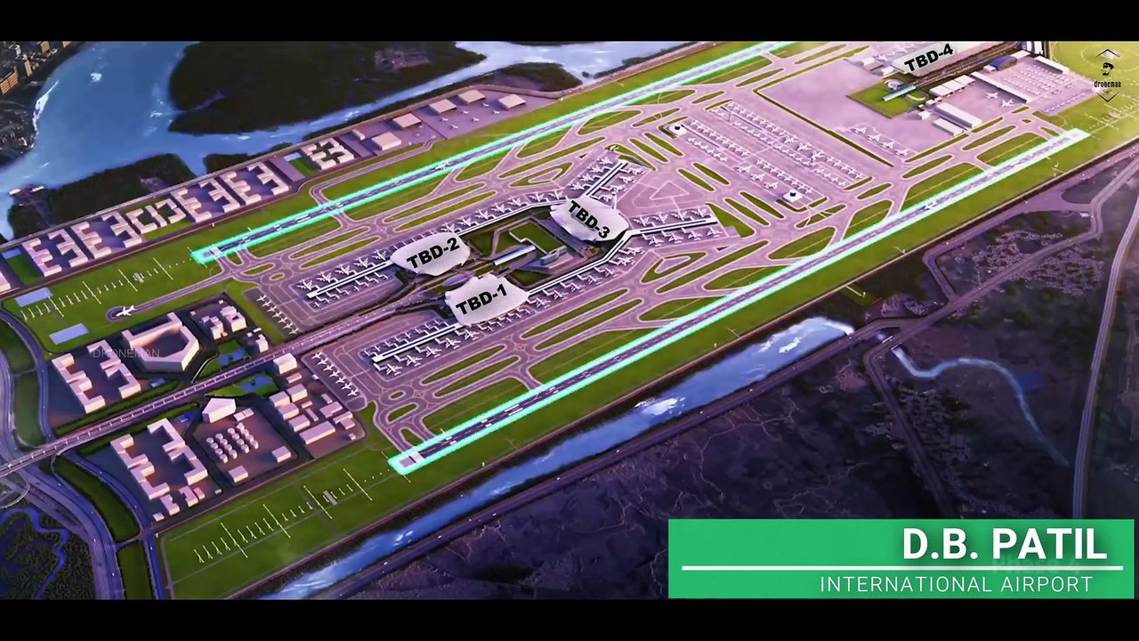 Navi Mumbai International Airport 2024 Progress _ DB Patil International Airport