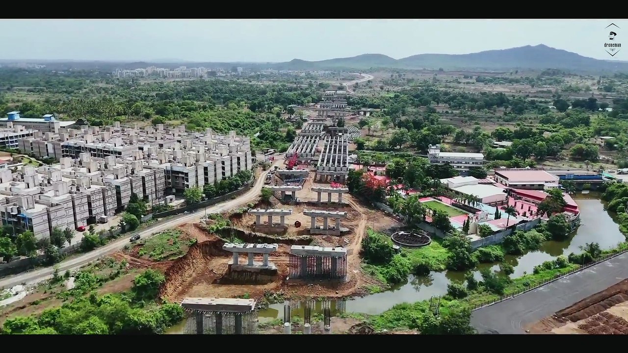 Delhi Mumbai Expressway Maharashtra State Progress _ Virar-JNPT June 2024 Update _ Package 16