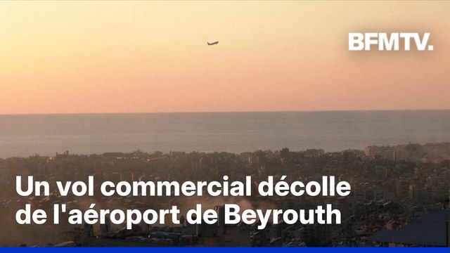 Un vol commercial décolle de Beyrouth malgré l'appel israélien à évacuer la banlieue sud de la capitale libanaise
