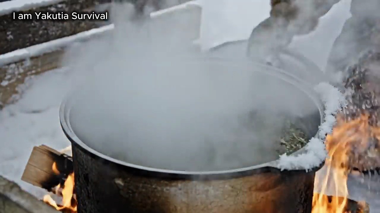 92 year old husband and wife surrounded by wolves during a deadly blizzard  _ Survival Yakutia