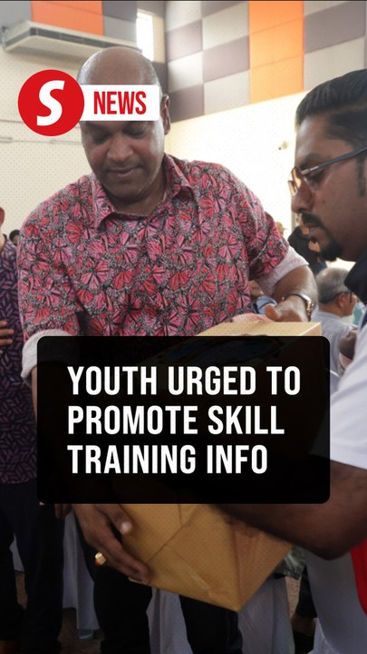 Be more pro-active sharing info on skills training opportunities, Ramanan urges youth