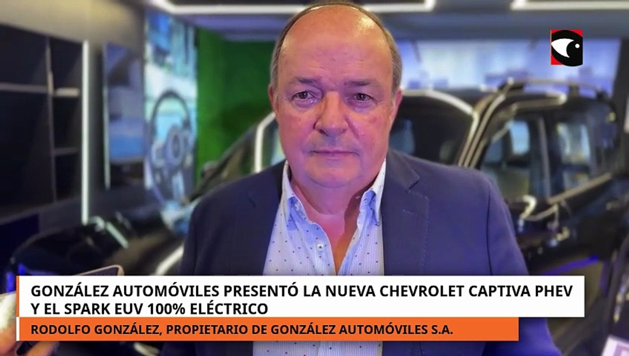 Rodolfo González, propietario de González Automóviles González Automóviles presentó la nueva Chevrolet Captiva PHEV y el Spark EUV 100% eléctrico