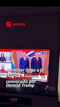Abinader llega a la cumbre Escudo de las Américas convocada por Donald Trump