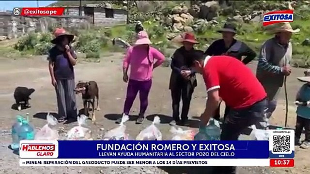 Arequipa: Fundación Romero y Exitosa llevan ayuda humanitaria a personas afectadas por lluvias