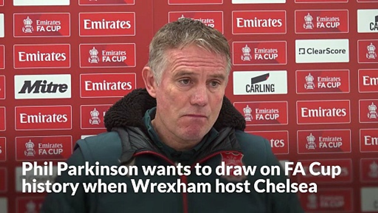 Phil Parkinson wants to draw on FA Cup history...
