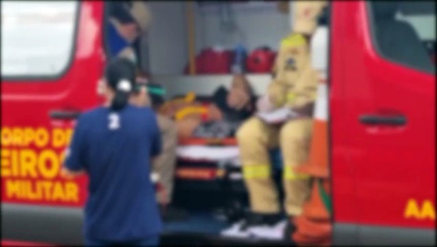 Homem fica ferido ao cair de escada no Pioneiros Catarinenses