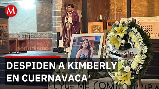 Realizan misa en honor a Kimberly Ramos en la Catedral de Cuernavaca