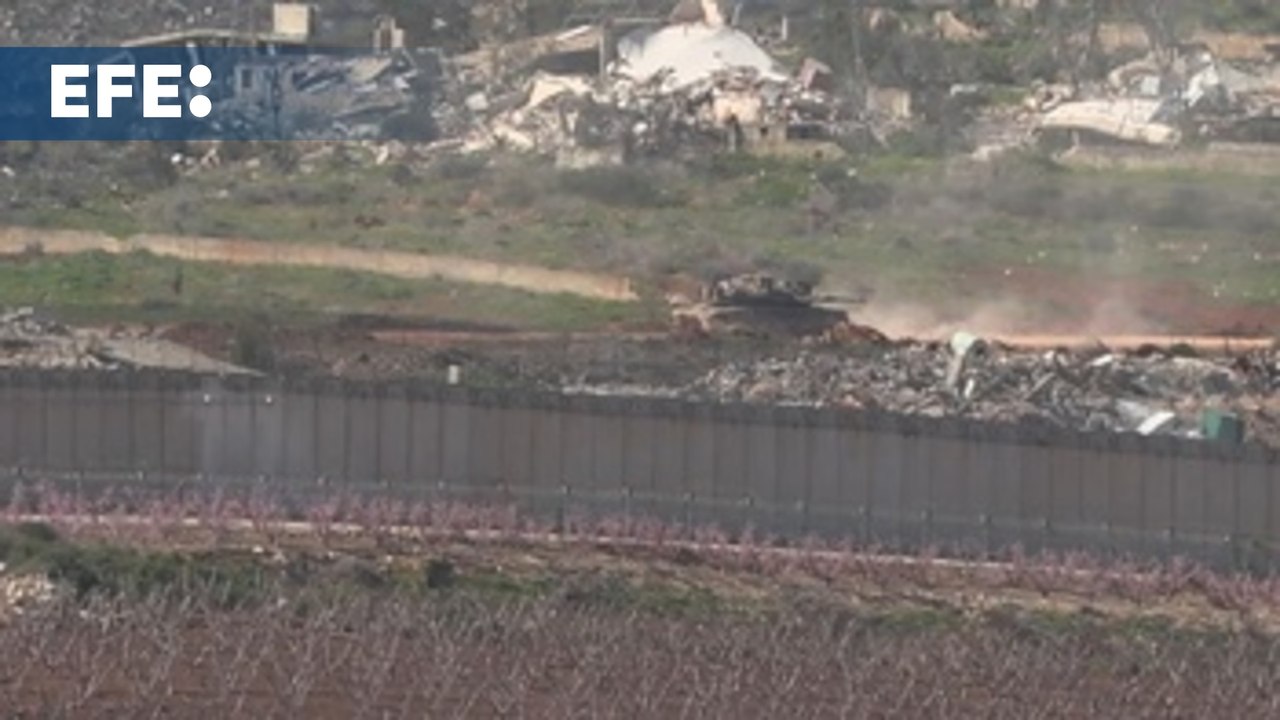 El ejército israelí continúa con las operaciones en el sur del Líbano