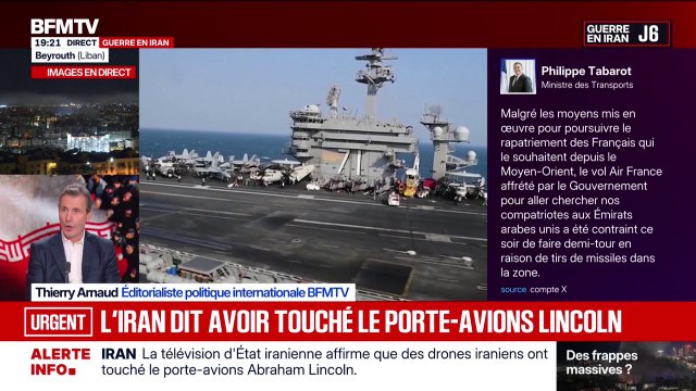 Guerre au Moyen-Orient: un avion français, affrété par le gouvernement pour le rapatriement de Français, contraint de faire demi-tour en raison de tirs de missiles dans la zone