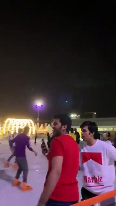 تركي آل الشيخ ينشر فيديو لزوار ملاهي ونتر وندرلاند ويعلق الناس مبسوطة