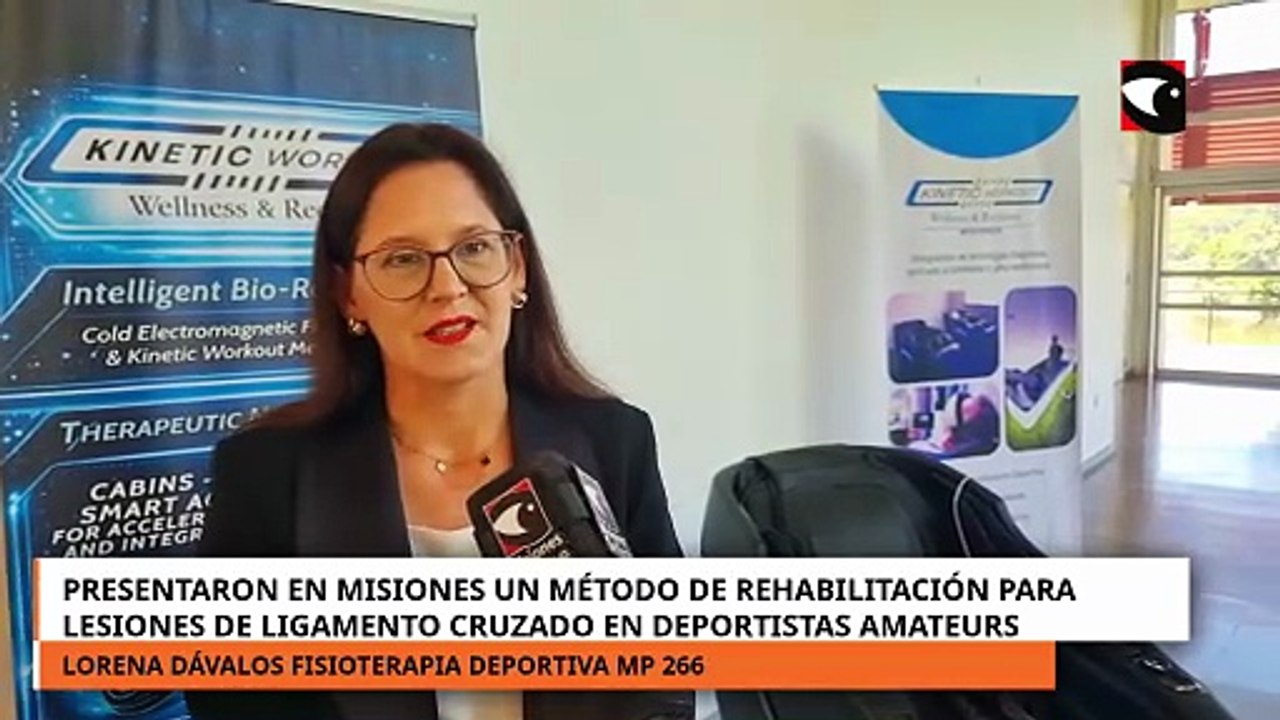 Presentaron en Misiones un método de rehabilitación para lesiones de ligamento cruzado en deportistas amateurs