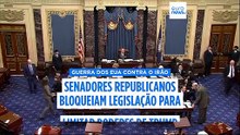 Republicanos do Senado dos EUA bloqueiam legislação para limitar os poderes de Trump na guerra contra o Irão