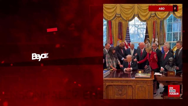 Beyaz Saray'da Trump için dua edildi