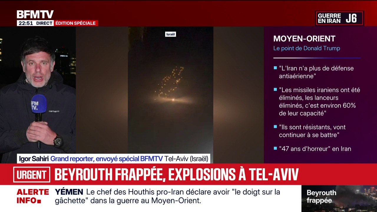 Conflit au Moyen-Orient: des restes de missiles iraniens sont tombés près de l'aéroport international Ben Gourion à Tel-Aviv