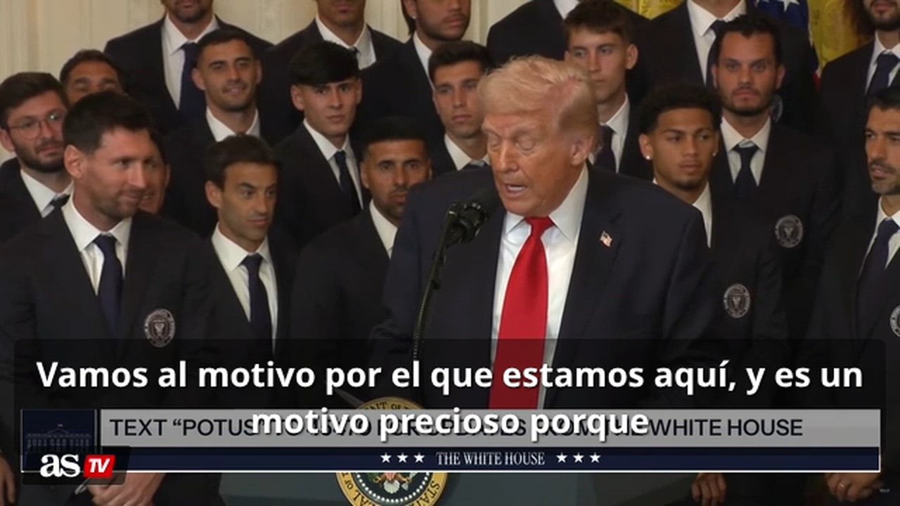 Trump le habla a Messi de Cristiano