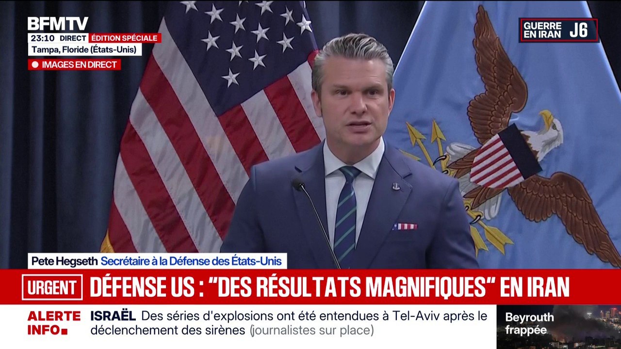 Conflit au Moyen-Orient: Pete Hegseth, secrétai...