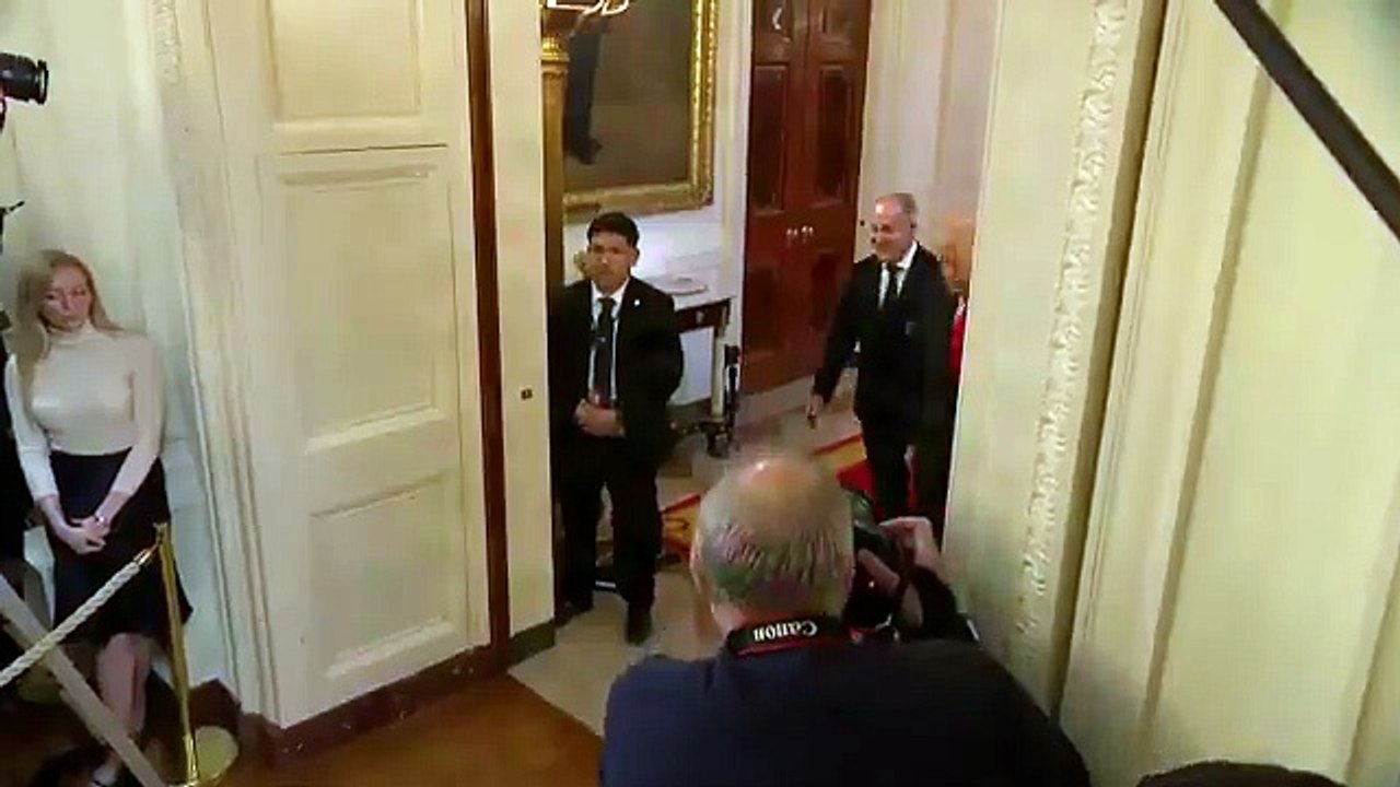 Así entró Messi a la Casa Blanca junto a Donald Trump