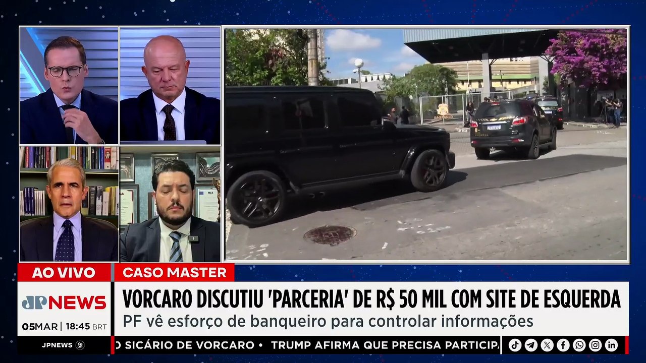 Vorcaro discutiu “parceria” de R$ 50 mil com site de esquerda para influenciar notícias