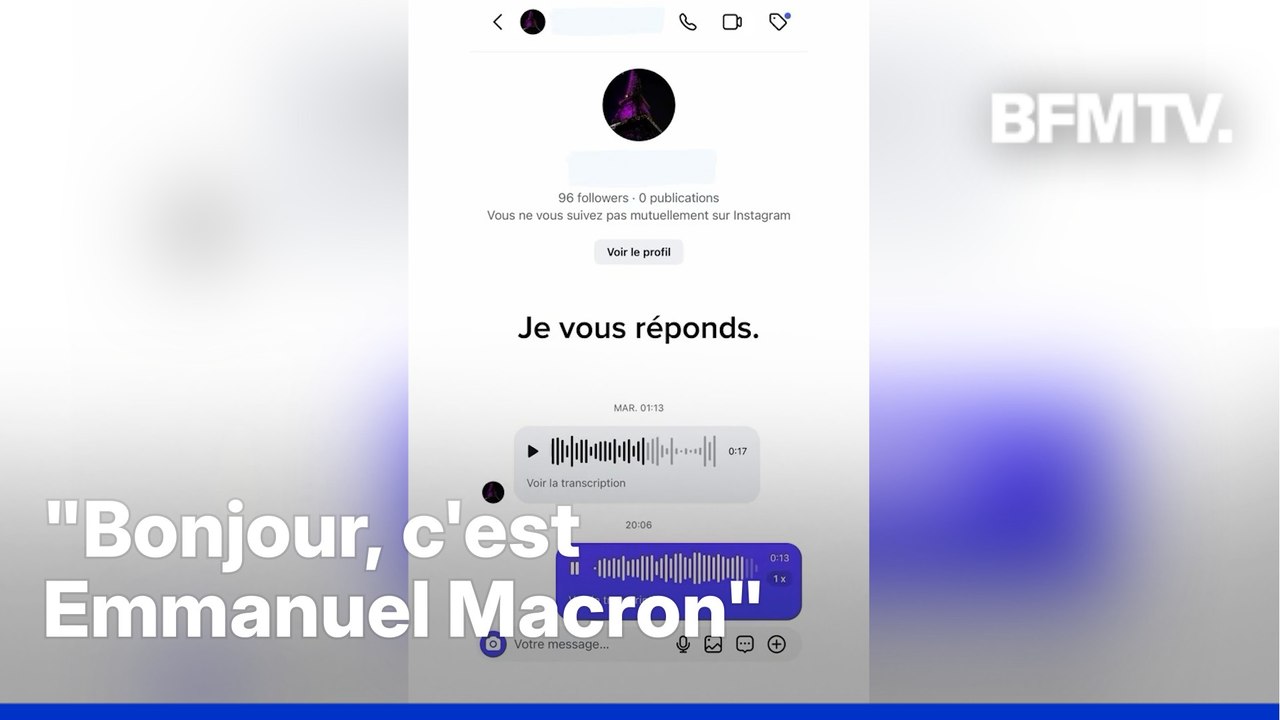 Guerre au Moyen-Orient: Emmanuel Macron répond en vocal sur Instagram à une jeune Française