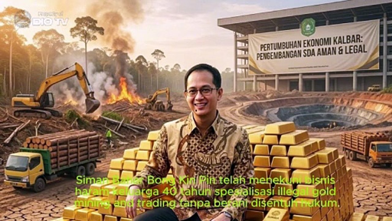 Normalisasi Kejahatan Lingkungan, Illegal Gold Mining and Trading, Bisnis Haram Keluarga 40 Tahun Siman Bahar Bong Kin Pin