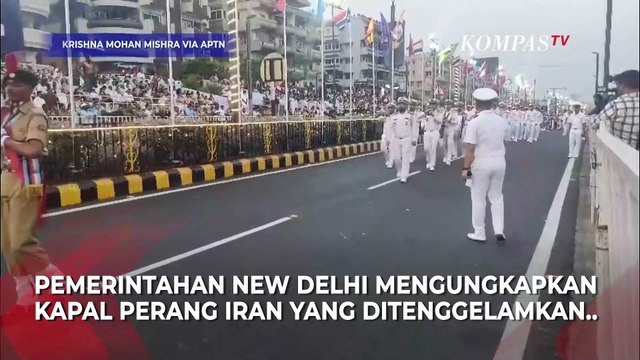 Terungkap! Kapal Perang Iran yang Ditorpedo AS Sebelumnya Ikuti Parade Militer di India