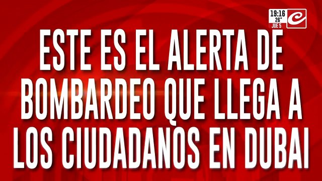 Bombardeos en Medio Oriente: Así alertan a los ciudadanos en Dubai