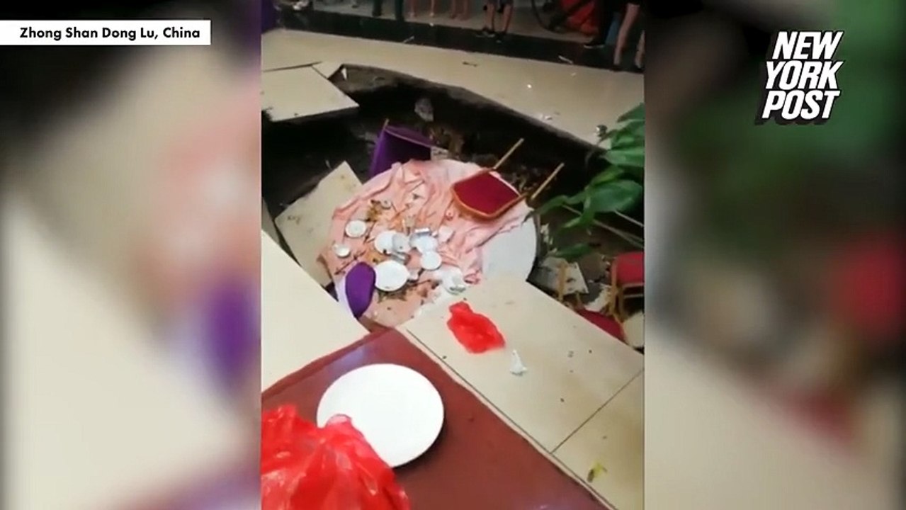 اضغط لمشاهدة الفيديو: حفل تبتلع حفل زفاف في الصين!