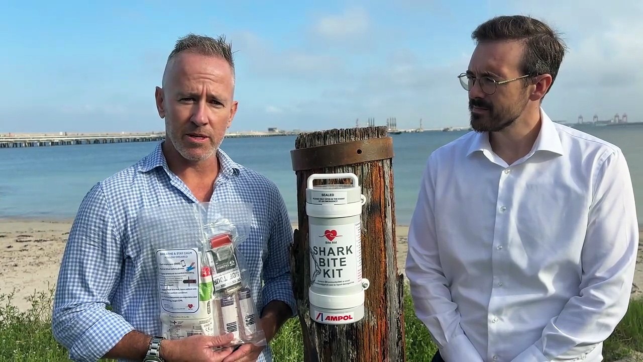 Shark Bite Kits at Kurnell