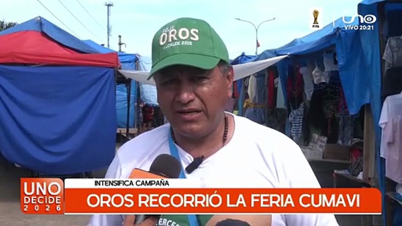 OROS RECORRIÓ LA FERIA CUMAVI