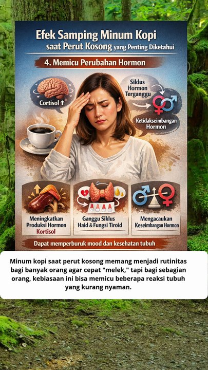 Efek samping minum kopi saat perut kosong yang wajib kita ketahui