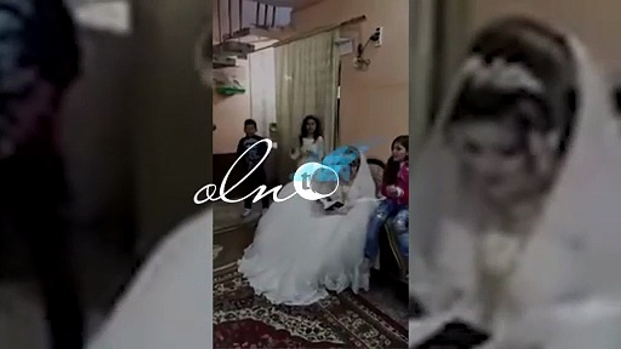هذا ما فعلته عروس يوم زفافها!