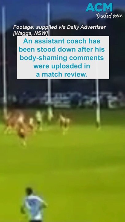 ‘When we were growing up, you hardly saw any fat girls’: body-shaming assistant coach stood down