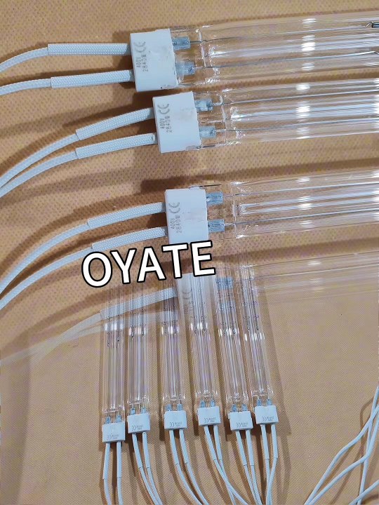 770mm 2840w 400v Quartz twin tube halogen infrared heating lamps iR emitter