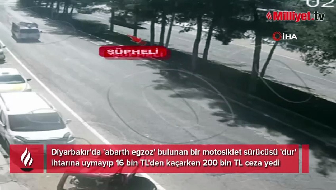 16 bin TL'lik cezadan kaçtı, 200 bin TL ceza yedi