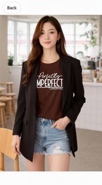 London Hills Women’s Loose Fit Printed Cotton T-Shirt Pack of 2 | Casual Round Neck Half Sleeve Graphic Tee | Breathable Summer Top for College, Travel & Outing